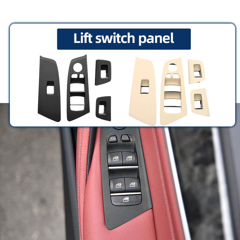 For BMW 5 Series G30 525i 530i 540i 2018- RHD Car Interior Front Rear Door Window Lift Switch Button Panel Trim Cover
