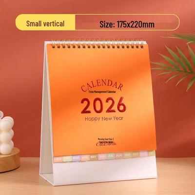 HANDUNYOU 2026 Простой вертикальный настольный календарь-блокнот