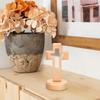 1 Set 1 Set Wooden Holy 5.9 Inch Desktop Decor For Home Office Standing Cross Ornament Wood Craft Gift Cross Shaped Adornment