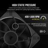 Corsair RS140 MAX 140mm PWM 30mm Thick PC Case Fan Dual Pack Black CO-9050175-WW
