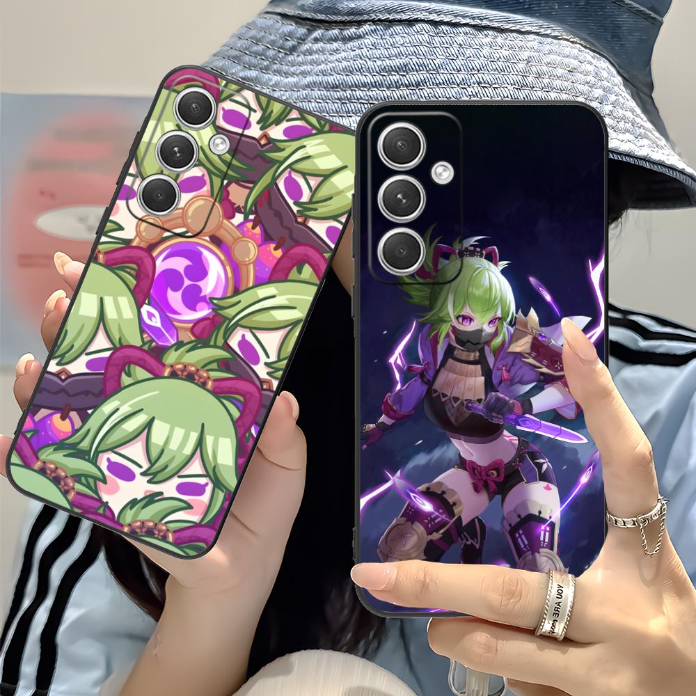 Игровой чехол для мобильного телефона GI Kuki Shinobu для Samsung Galaxy S26 S25 S24 S23 S22 S21 S20 Note20 Plus FE Ultra Красочный чехол Роскошный
