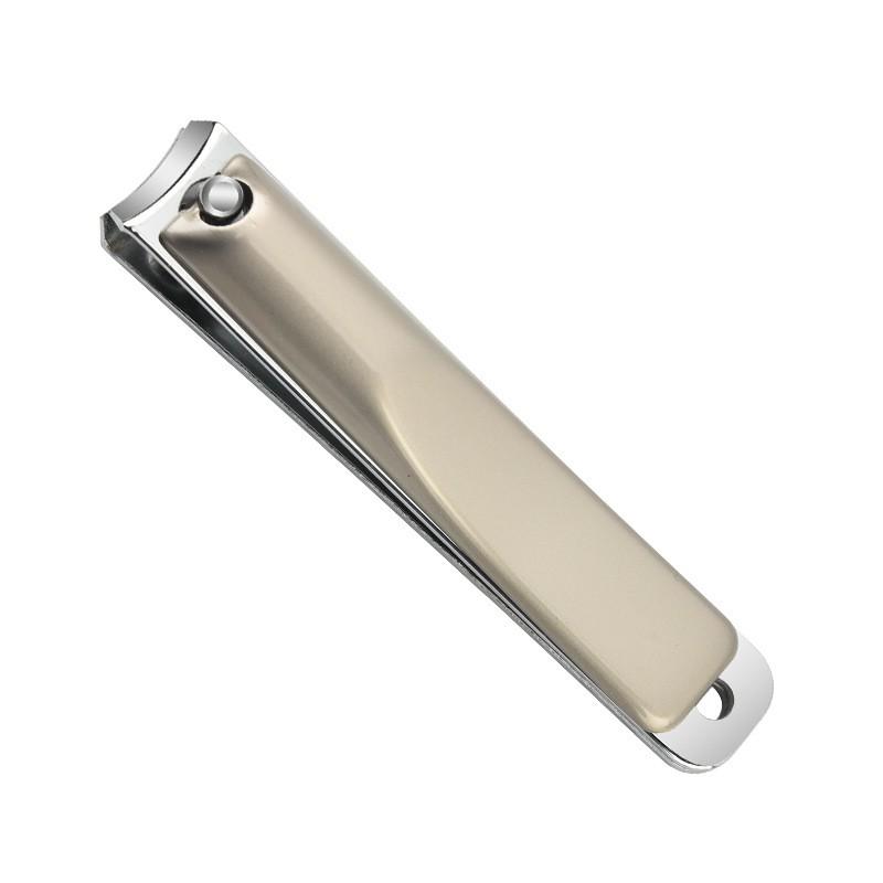 Stainless Steel Nail Clippers Set Large Small Slanted Tip Home Use Carbon Trimmer Tool