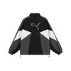 Puma Ss23 Archive Series Archive Pack Color Block Stand Collar Zip Retro Sports Jacket Unisex Jacket Black 622783-01