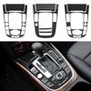 For A4L A5 2009 2010 2011 2012 2013 2014 2015 2016/ Q5 2010 - 2018 Carbon Fiber Center Console Gear Shift Panel Cover Trim