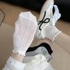 5 шт. Новые летние тонкие женские носки простые дышащие удобные короткие кружевные носки весна лето однотонные сетчатые носки
