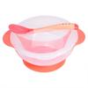 Baby Kids Children Slip Resistant Sucker Bowl Feeding Bowls Sensing Spoon Cover