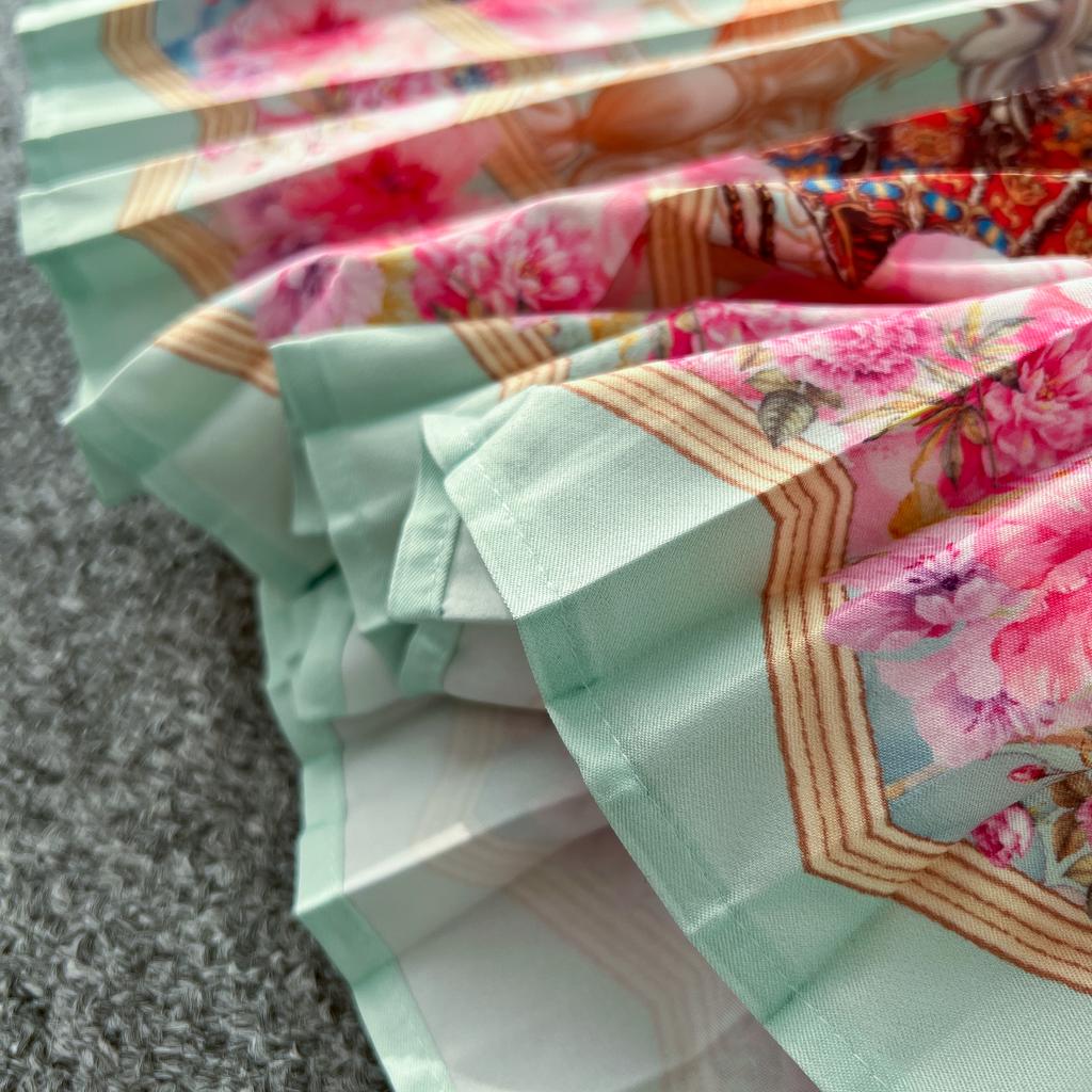 Франция Элегантный Винтаж Тонкий Вечернее Платье Женщины Печати Пуговицы Плиссированное Длинное Вечернее Платье Женщин Повседневный Шикарный Праздничная Одежда Новинка