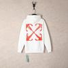 Унисекс худи Off-White с вышивкой букв для осени/зимы