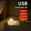 Мини USB светодиодный ночник - защита глаз, портативный, аварийный, для использования дома и в общежитии