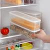 Noodle Food Preservation Box Kitchen Plastic with Lid Sealed Container Large Capacity Rectangular Fruit Egg Refrigerator Storage