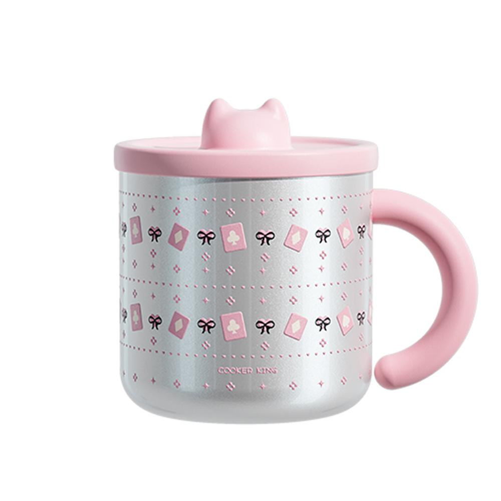 COOKER KING 450ml316Stainless SteelChildren's Drinking Water Cup with Scale Food Grade Metal WaterCup Suitable for School Family