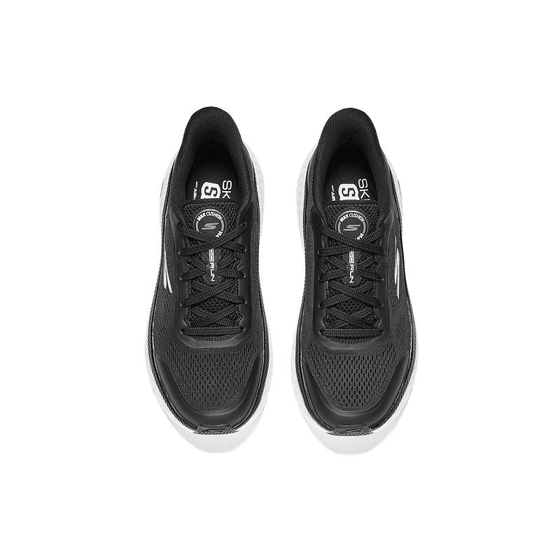 Skechers Модные удобные минималистичные трендовые сетчатые низкие беговые кроссовки мужские кроссовки 221200-BKW