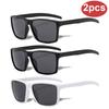 3 шт. Квадратные поляризационные солнцезащитные очки Мужские Женские Солнцезащитные очки Мужские Женские Для активного отдыха Модные Велосипедные Прямоугольные Очки