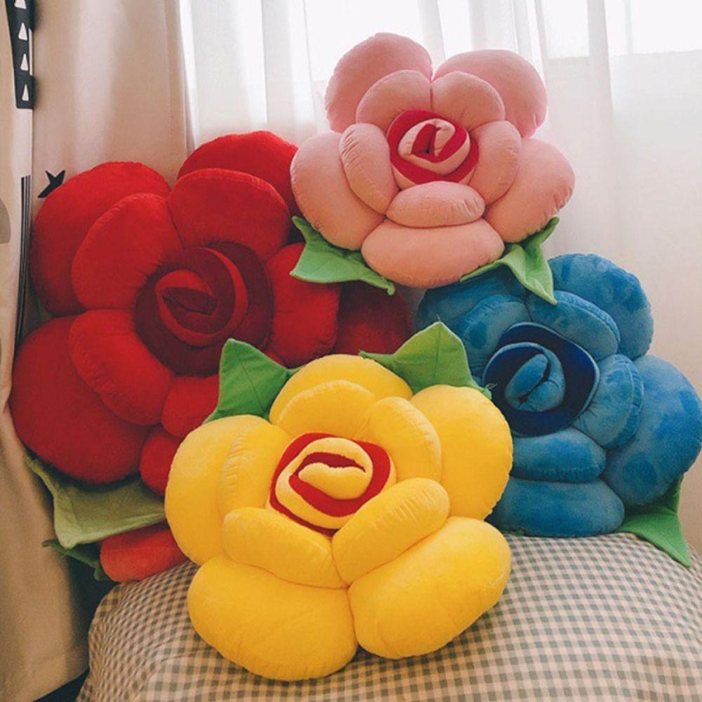 3D Декоративные подушки в стиле INS Изысканные подушки с розами Домашний декор