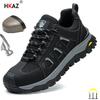 Lightweight Safety Shoes Men Spring and Autumn Annals Work Shoes Steel Toe Cap Working Boots Sneakers Man Breathable Shoes