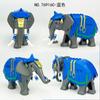 Конструктор MOC Животная Сцена Зоопарк Слоны Жирафы Шимпанзе Верблюды Козы Верблюд Попугаи Голубь Аксессуары Кубики Игрушки N09