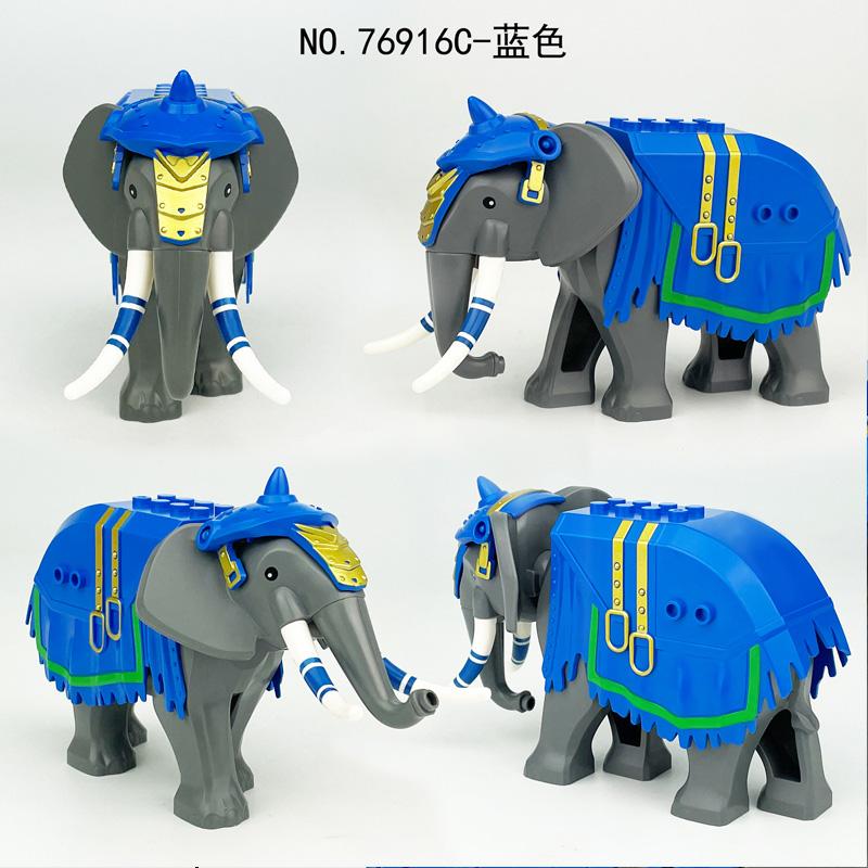 Конструктор MOC Животная Сцена Зоопарк Слоны Жирафы Шимпанзе Верблюды Козы Верблюд Попугаи Голубь Аксессуары Кубики Игрушки N09