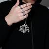 European and American Double Dragon Divine Dragon Pendant Necklace Punk Retro Trendy Pendant ,A Gift for My Boyfriend