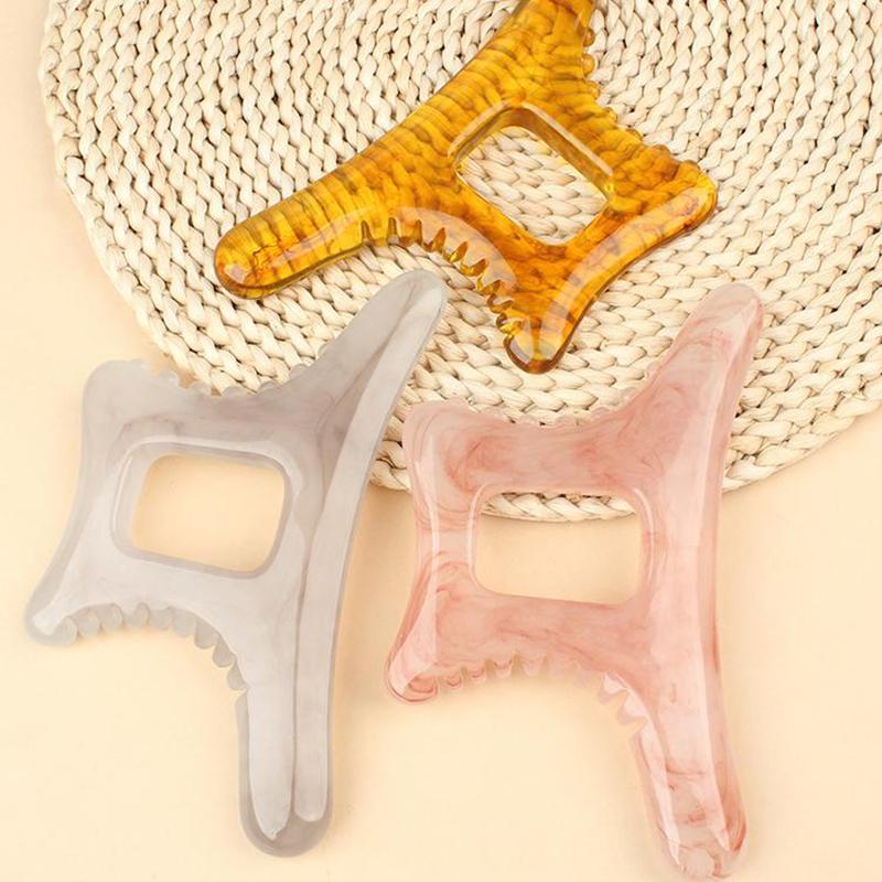 Топор в форме доски Гуаша смола пчелиный воск массажер скребок китайский инструмент Гуаша для лица шеи спины тела акупунктурное давление