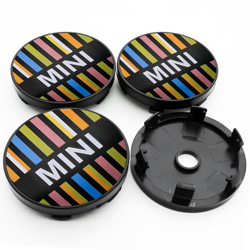 4Pcs/set 56mm 60mm Car Wheel Center Hub Cap Rim Cover Stickers Replace Accessories For Mini Cooper Works One JCW R56 R53 F54 F55