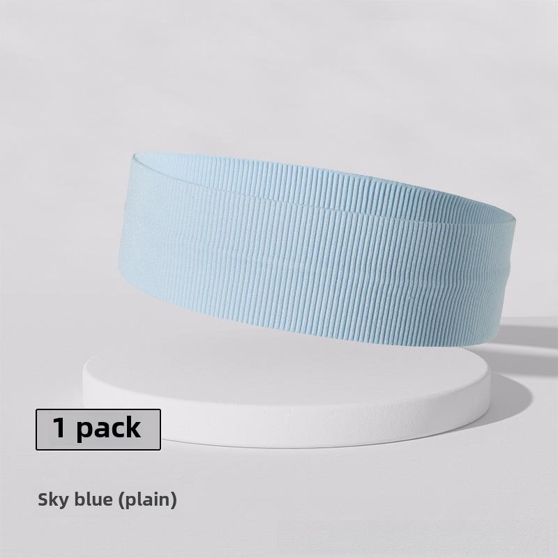 Унисекс-повязка на голову с вышивкой, впитывающая пот, для занятий спортом, бега, фитнеса и йоги