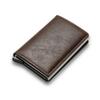 Men Credit Card Holder Wallet Slim Aluminum Men Wallet ID Credit Card Holder Mini  Wallet Automatic Pop Up Bank Card Case