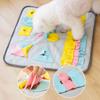 Dogs Snuffle Mat Pet Slow Dispenser Feeder Toys Increase IQ Food Feeding Puppy Nose Smell Training Sniffing Bowl Carpet Washable