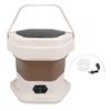 Folding Washing Machine with Drain Basket 8L Capacity Portable Mini Washer for Underwear Sock Baby