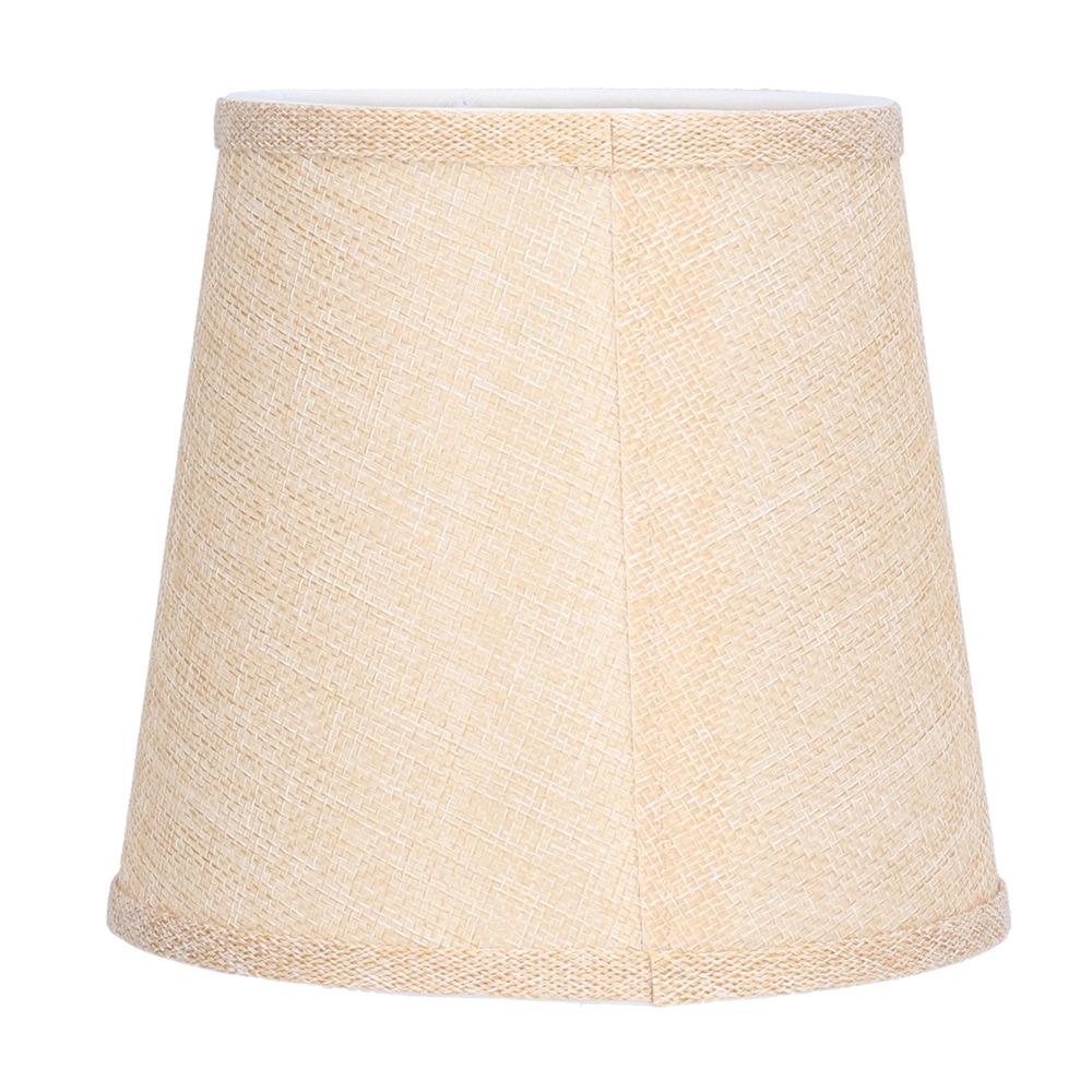 6PCS 5.5 inch Height Lamp Cover Fabric Small Lamp Shades Unique Chandelier Lamp Shades  Table Lamp