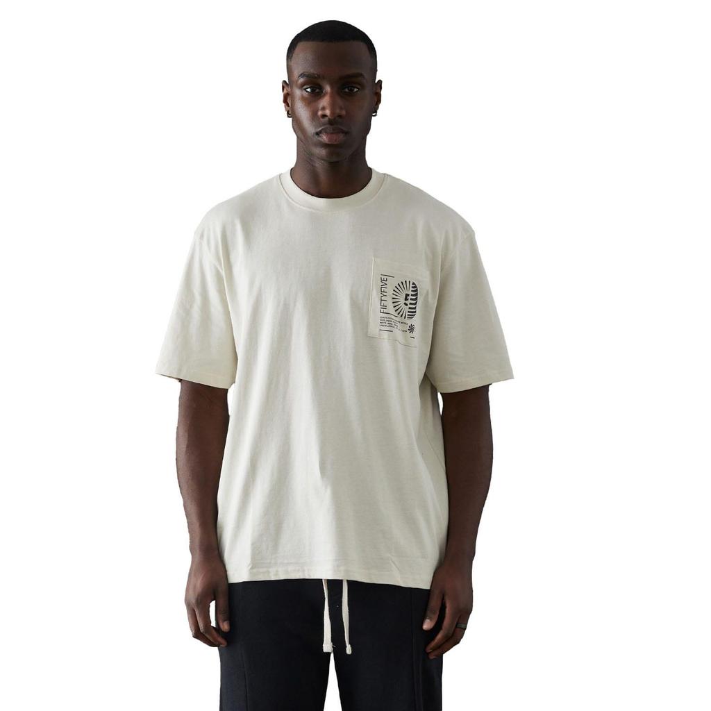 Fiftyfive Mens Mably Crew Neck T-Shirt