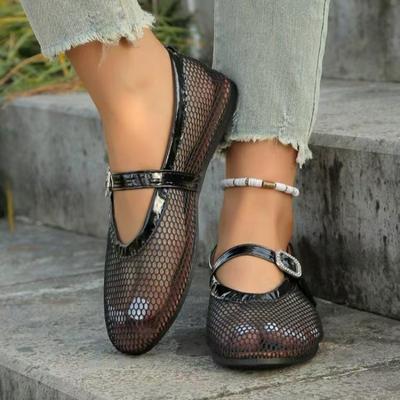 Женские балетки Обувь Сетчатые сандалии Повседневные спортивные лоферы 2025 Лето Новые кроссовки Для ходьбы Неглубокие женские туфли Zapatos Mujer