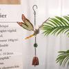 Vintage Bell Pendant Fluorescent Hanging Decoration Crafts Luminous Dragonfly Wind Chime  Gift