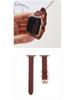 Тонкий ремешок из натуральной кожи с узором «ли Чи» для Apple iWatch