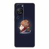 Christmas Phone Cases For Huawei P60 Pro P60 6.67"Case Black Silicone TPU Soft Cover For Huawei P60 Santa Claus TPU Bumper Funda