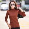 New Spring 95% Cotton Bottoming Shirt For Women Spring And Autumn Korean Style Embroidered Slim Fit