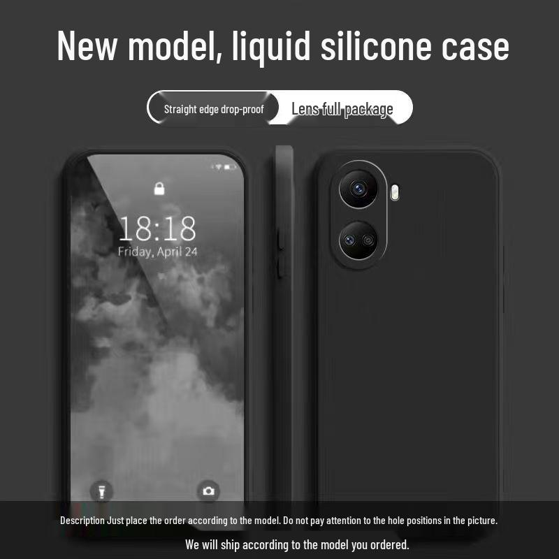 Huawei Nova10SE Простой однотонный жидкий кубик Рубика Мягкий чехол с полной защитой от падений