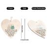 Heart-Shaped Sea Glass Friendship Decor,Friendship Heart Keepsake,Friendship Heart Ornament For Tree Hanging Ornaments, Sea Glass Art For