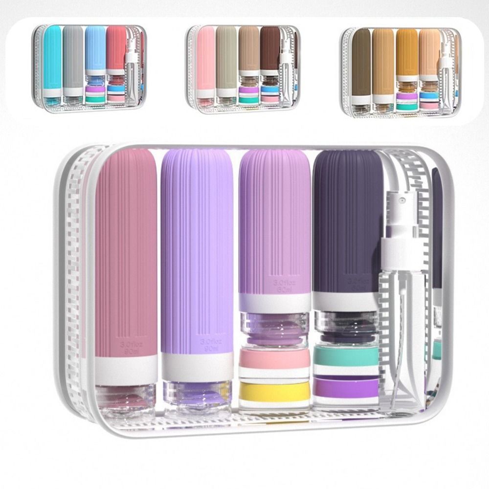 Leak-Proof Squeeze Liquid Bottle Kit Empty Cosmetic Container  Sub-bottling Tool