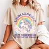 Undiagnosed But Something Is Definitely Wrong Shirt, Unicorn Rainbow Tee, Cute Weird Animal Meme, Funny Humor Gift