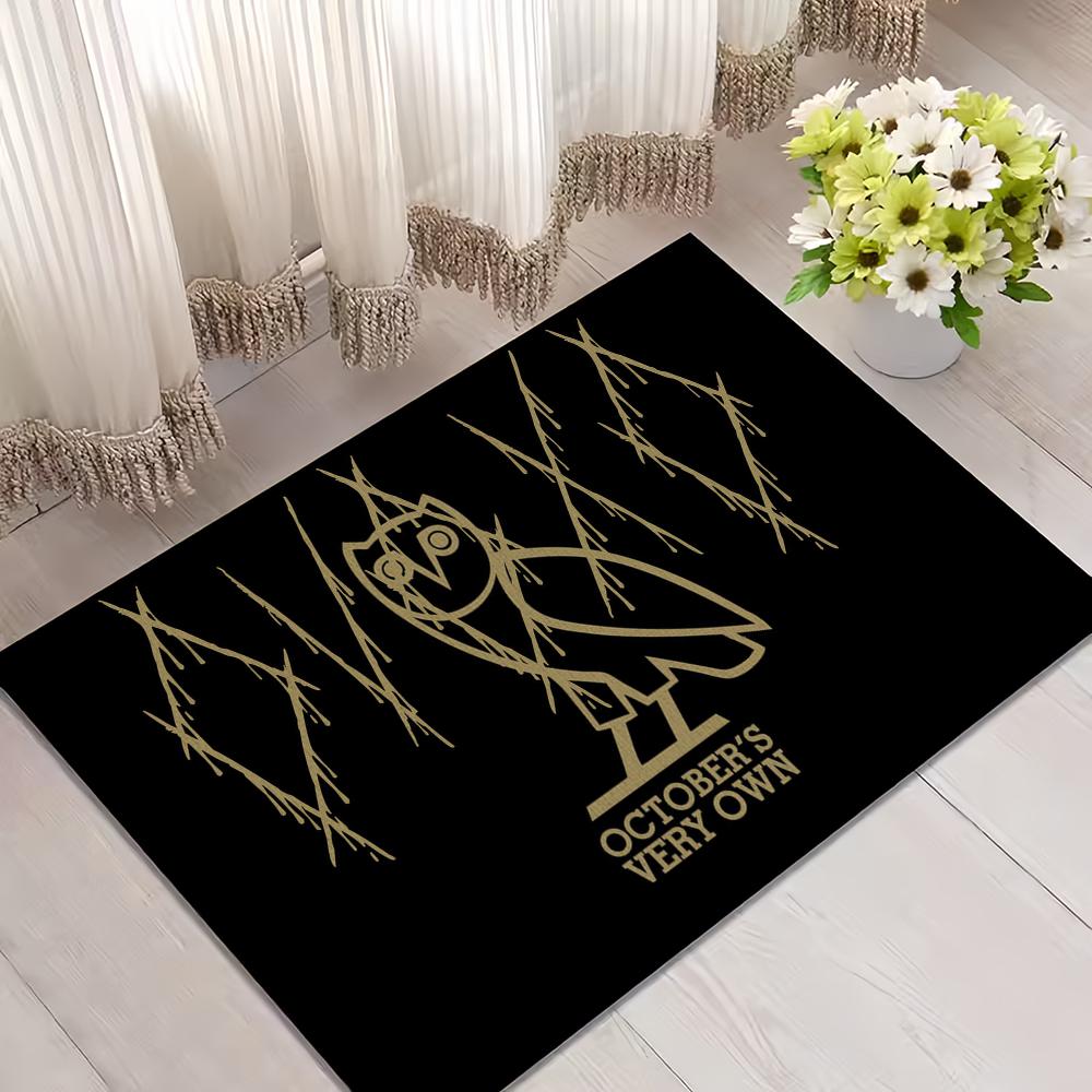 Дрейк O-OVO сова Коврик для двери Приветственный Вход Балкон Ванная Комната Пол Нескользящий Коврик Ковер для спальни Домашнее украшение