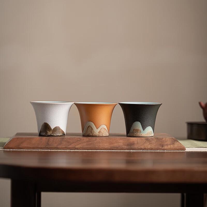 SUSHI CERAMICS 'Тысяча ли рек и гор' Расписанная вручную керамическая мастер-чашка для чая