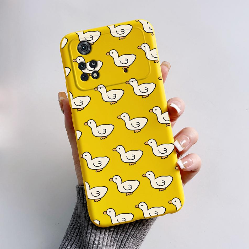 For Xiaomi Poco M4 Pro 4G Case Cute Cartoon Frog Cover Soft Silicone Phone Case For Xiaomi Poco M4 Pro PocoM4 5G Fundas Bumper