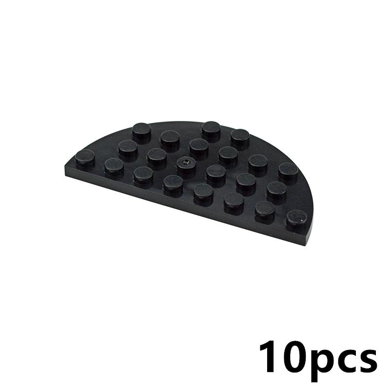 Детальmoc Полукруглая пластина Совместимая с 22888 30562 46361 Enlighten Строительные блоки Детали DIY Сборные Частицы Игрушки Для Детей