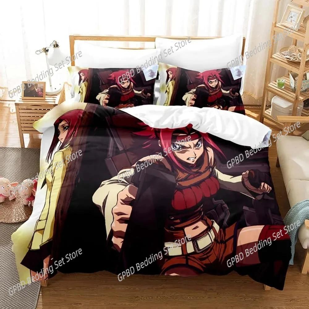 3D Печать Аниме Code Geass Комплект Постельного Белья Спальня Мягкое Современное Покрывало Удобное Детское Пододеяльник Чехол для Одеяла и Наволочка