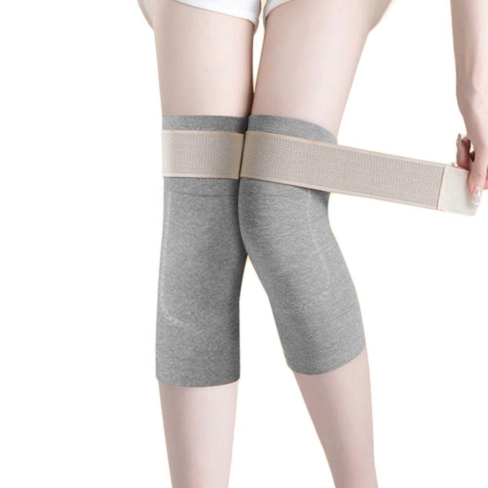 Thickened Warm Knee Sleeve Velvet Knee Support Extended Leg Sleeves Unisex