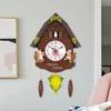 European Creative Cuckoo Coo Clock Living Room Decoration Wall Clock Wall Hanger Newspaper Mute Quartz Clock YD259