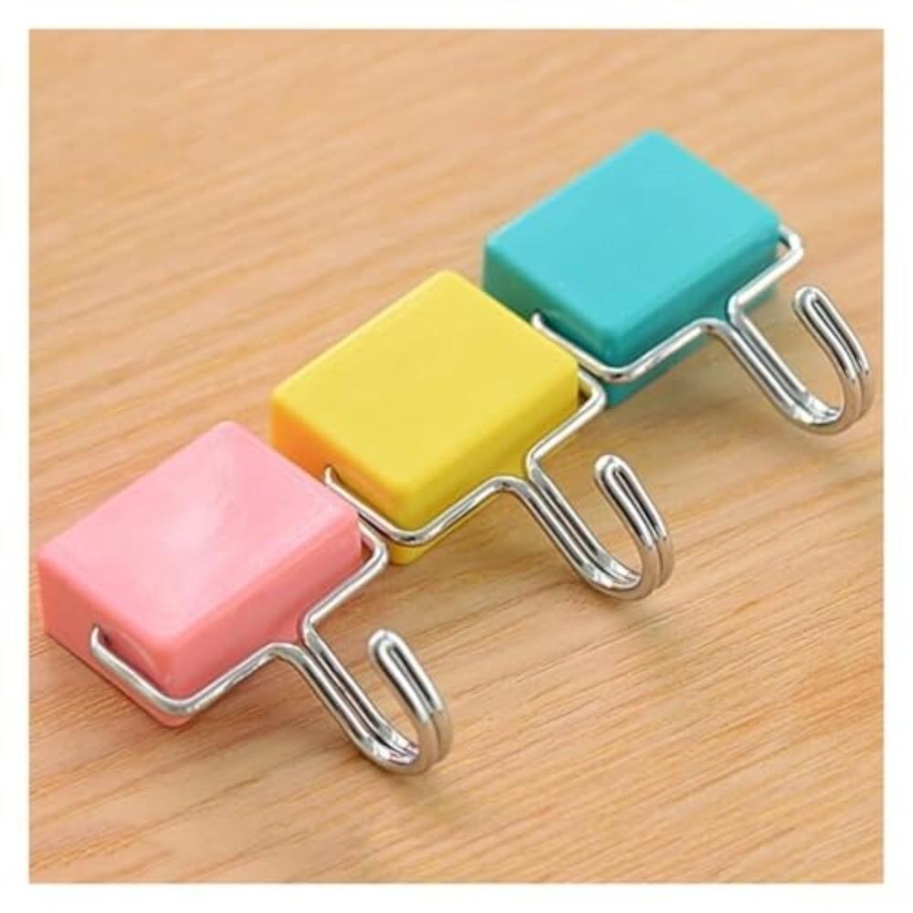 Rotatable Magnetic Hook Multifunctional Wall-Mounted Hook New Refrigerator Magnet Hook Home Decor