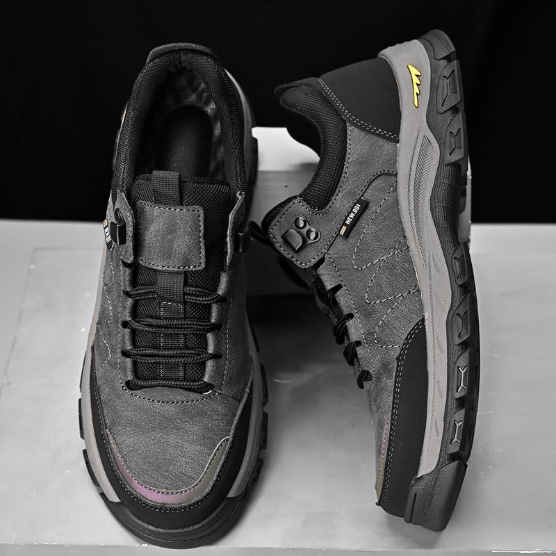 Мужские походные ботинки из натуральной кожи с противоскользящим покрытием, износостойкие, охотничьи тактические кроссовки, женские походные горные ботинки