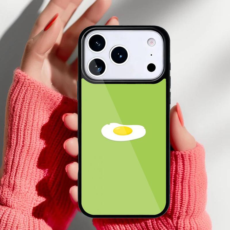 Минималистичный Пастельный Яйцо Чехол для Телефона для iPhone 17 Air 16e 15 14 13 Pro Max Задняя Крышка для 12 11 Pro Coque