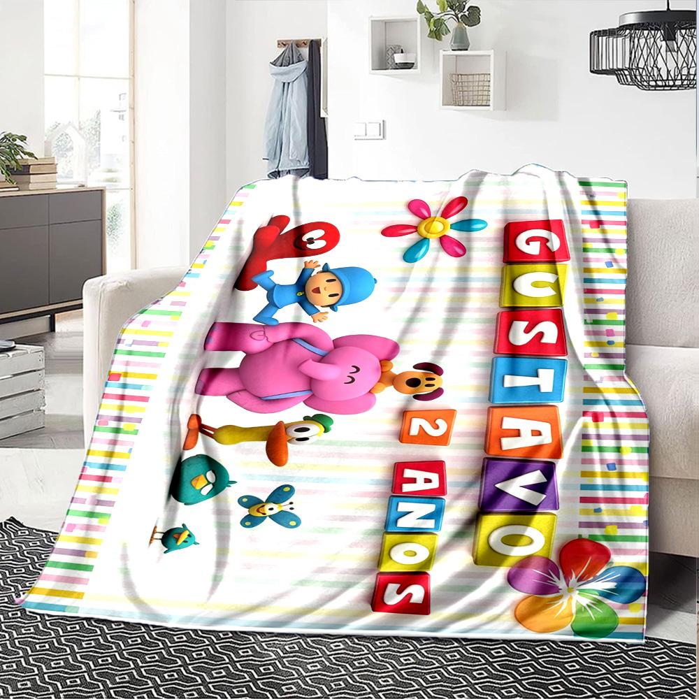 Pocoyo Blanket Comfortable Great for Office Chair Sofa Seaside Four Seasons Multipurpose Stylish Decor Birthday Christmas Gift Blanket
